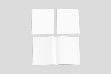  Brochure Mockup Blank