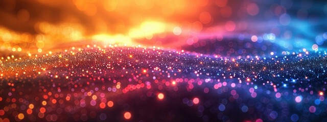 Fototapeta premium Introduce contrasting colors within the halftone dots for a dynamic effect.