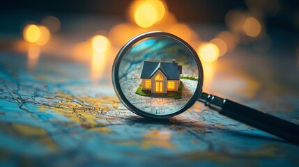 Family searching for a new home, analyzing housing market trends and researching the best places to live.
