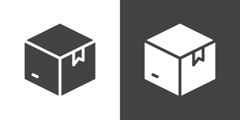 Boxes icon Thin line illustration set
