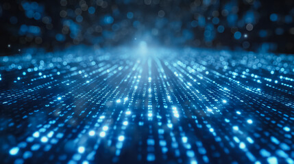 A blue background with a bright light shining on it