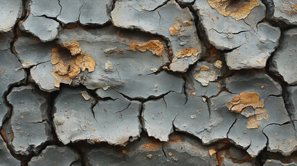 A rock with a lot of cracks and holes