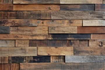 Naklejka premium Rustic Reclaimed Wood Paneling
