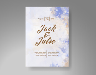 Wedding Abstract Background Invitation Art Template