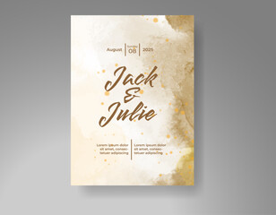 Wedding Abstract Background Invitation Art Template