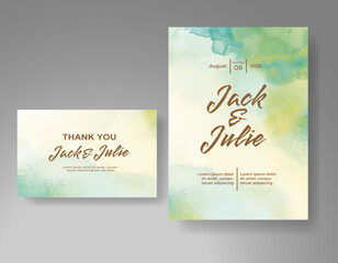 Wedding Abstract Background Invitation Art Template