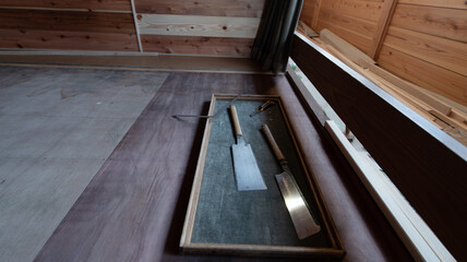 大工道具　のこぎり　職人