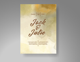 Wedding Abstract Background Invitation Art Template