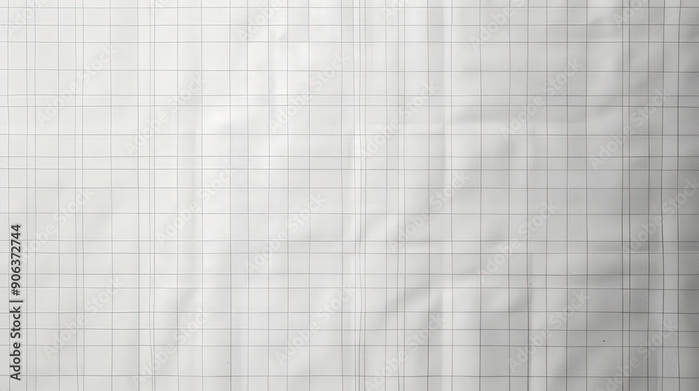 Poster a minimalist grid pattern with thin, evenly spaced lines in a soft gray color. the simplicity of the