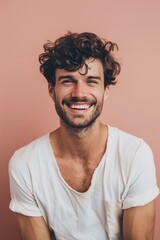 Fototapeta premium A Portrait of a smiling man