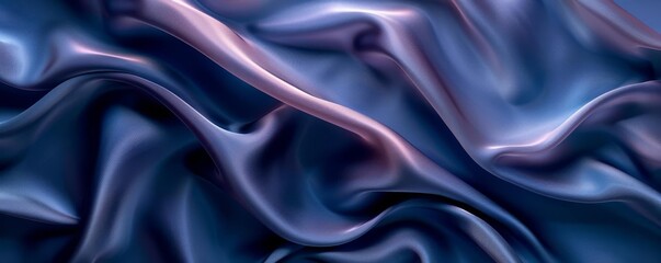 Fototapeta premium Abstract silk fabric texture with a flowing, liquid-like appearance, fabric texture background, flowing silk