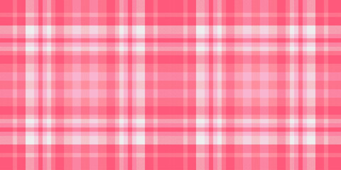 Pretty textile plaid tartan, fire vector fabric background. Ornamental pattern texture check seamless in red and light colors.