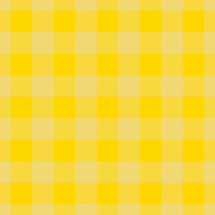 Teen tartan texture pattern, nostalgic check plaid vector. Color background seamless textile fabric in yellow and gold colors.