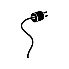 Electricity plug icon vector set. Charger illustration sign collection. Electricity symbol or logo.