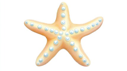 Colorful Starfish Displaying Unique Texture and Patterns Underwater