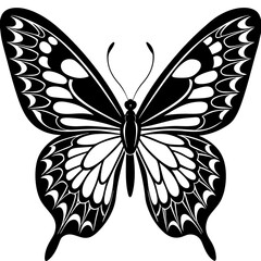 Butterfly vector silhouette, vector of butterfly design, Butterfly icon