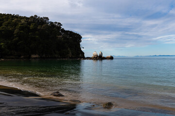 Obraz premium Split Apple Rock view, Nelson, New Zealand.