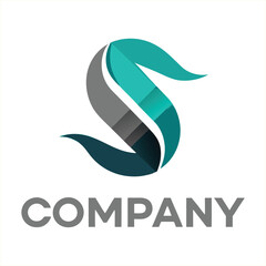 business logo for COMPANY with a polished modern design art vector