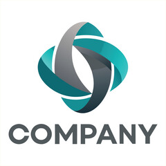 business logo for COMPANY with a polished modern design art vector