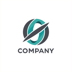 business logo for COMPANY with a polished modern design art vector