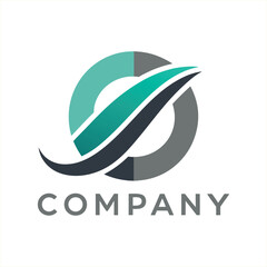 business logo for COMPANY with a polished modern design art vector