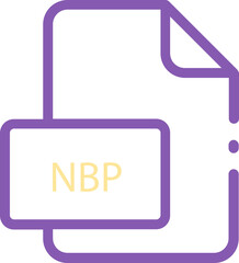 Old brick fill NBP file icon