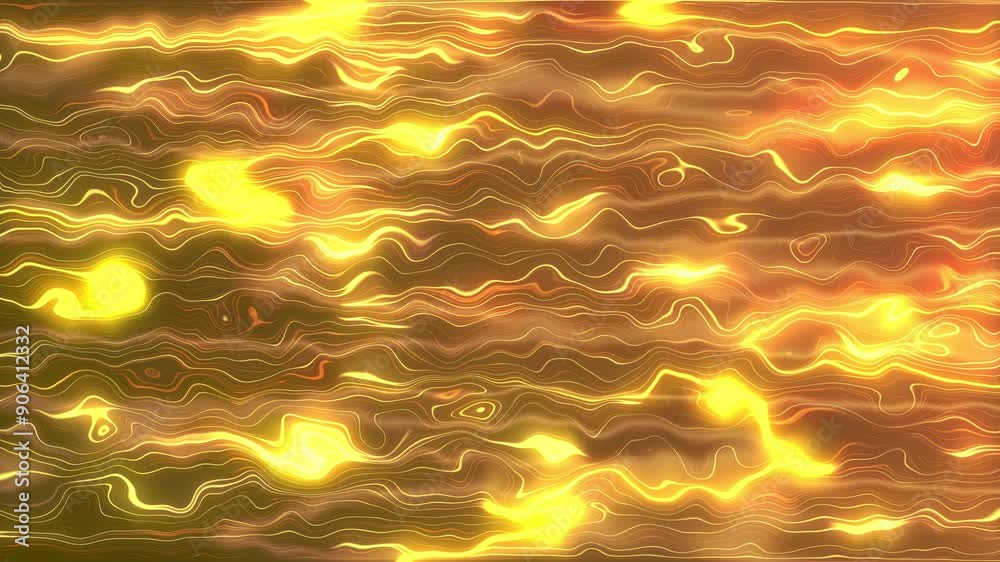 Wall mural gold background abstract element for motion graphic, on background seamless loop animation on backgr