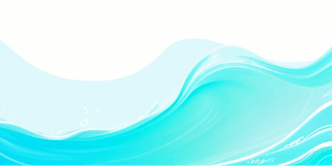 Transparent abstract soft blue and green abstract water color ocean wave texture background. Banner Graphic Resource as background for ocean wave and water wave abstract graphics	