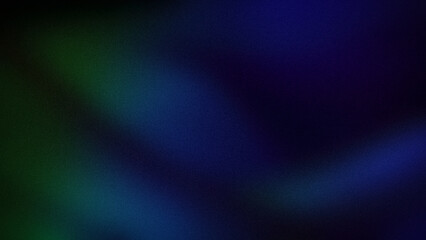 A 4K abstract background featuring a deep blend of blue, green, and black hues. The grainy texture and smooth gradients create a calming and mysterious aesthetic, ideal for wallpapers and banners