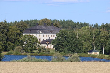 Fototapeta premium Sweden. Ljung is a castle in Ljung parish in Linköping municipality, Östergötland. The castle is located by Lake Ljungsjön. 