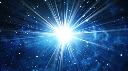 Fototapeta premium Cosmic Radiance: A Stellar Explosion