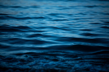 Serene blue sea waters in a tranquil setting