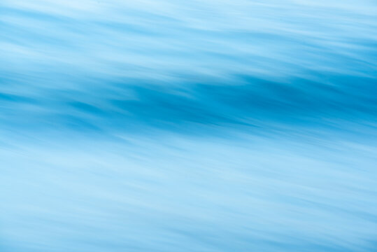 Abstract ocean waves in motion blur