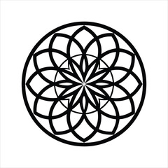 flower of life art vector