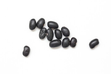 black bean isolate on white 