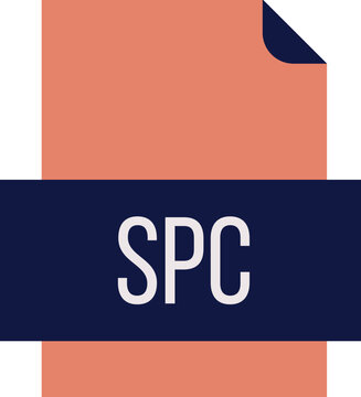 SPC File icon fill cSPC p corners