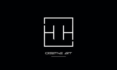 HH, H abstract letters logo monogram