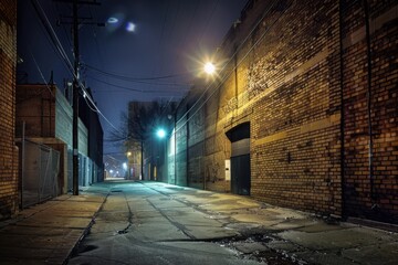 Fototapeta premium Deserted Urban Alley