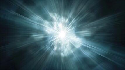 Abstract Light Burst in Dark Space