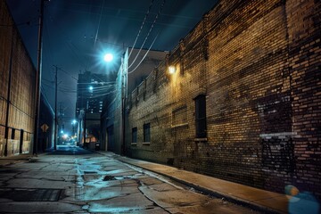 Fototapeta premium Urban Night Street