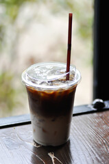 iced coffee , iced latte coffee or iced cappuccino coffee