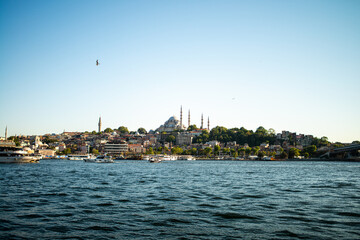 Istanbul's Timeless Beauty: Haliç View with Süleymaniye Mosque