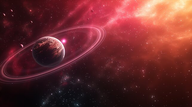 Explorers discovered a ringed planet 