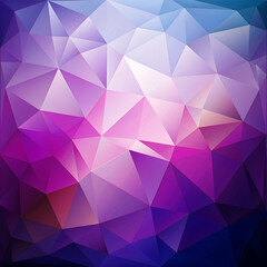 Fototapeta premium Purple and Pink Geometric Polygonal Design
