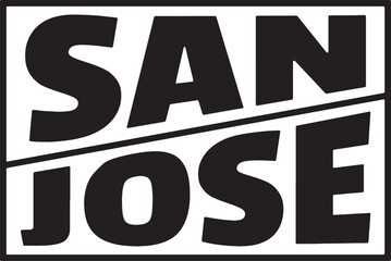 San Jose Modern Vector
