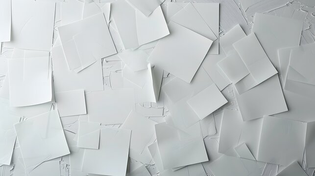 White paper message note with adhesive tape, suitable for business and office settings