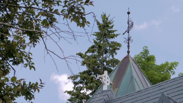 Church Chapel Ext Wind Steeple 5sec MVI_1738