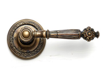 Obraz premium Elegant Antique Door Handle with Intricate Design