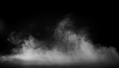 Fototapeta premium Abstract Smoke on Black Background