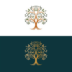 A sleek vector tree icon design with clean lines and minimalistic style, capturing the essence of nature and growth, perfect for adding a touch of simplicity and elegance to any project.